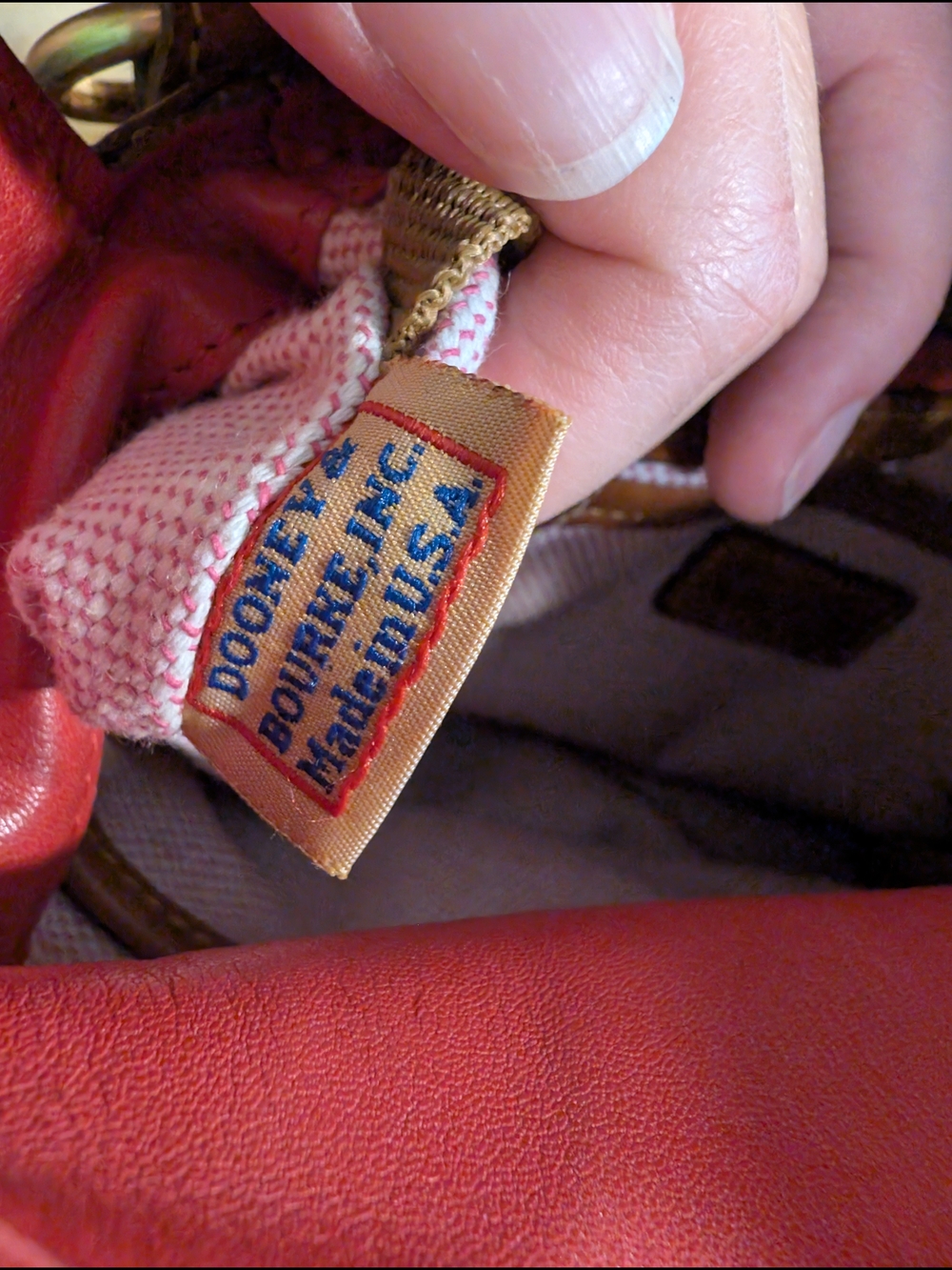 Dooney & Bourke Florentine Leather Mini Satchel Bag with Tassel - Picture 7 of 9